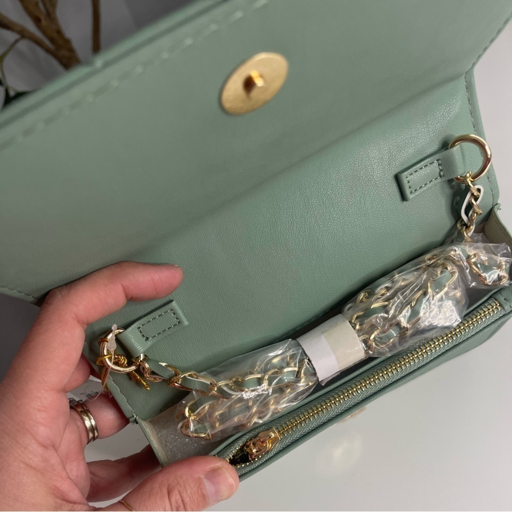 Bebe Crossbody in Sage NWT - Picture 3 of 5